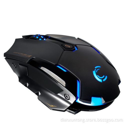 Feshinal Degsion Gaming Mouse with Four Color Breashing Light
